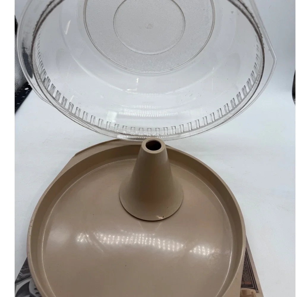 Anchor‎ Hocking MicroWare All-Purpose Cooker Vintage Microwave cake Pan no tac